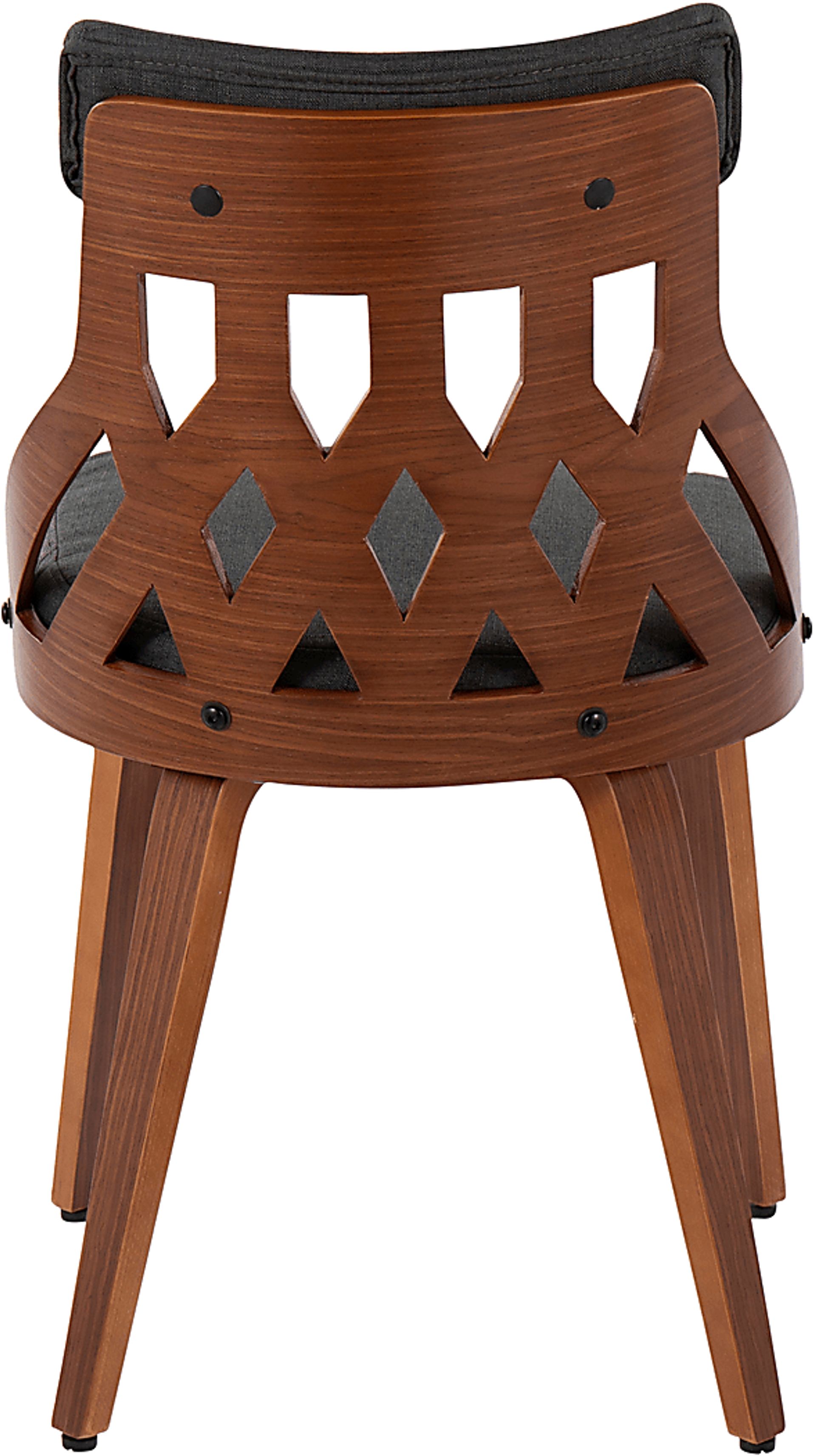Zettel Charcoal Dining Chair Set of 2 - Image 5