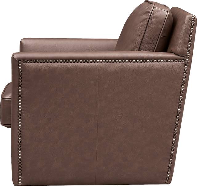 Zettle Brown Swivel Accent Chair - Thumbnail - Image 5