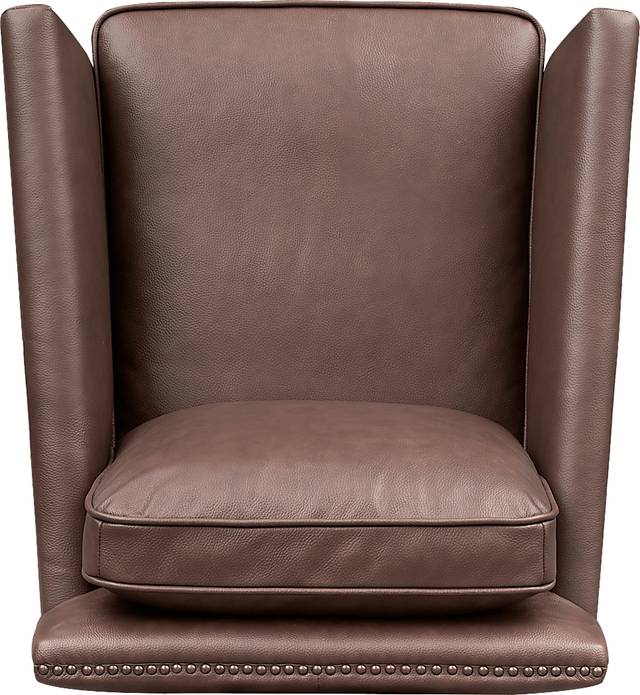 Zettle Brown Swivel Accent Chair - Thumbnail - Image 6