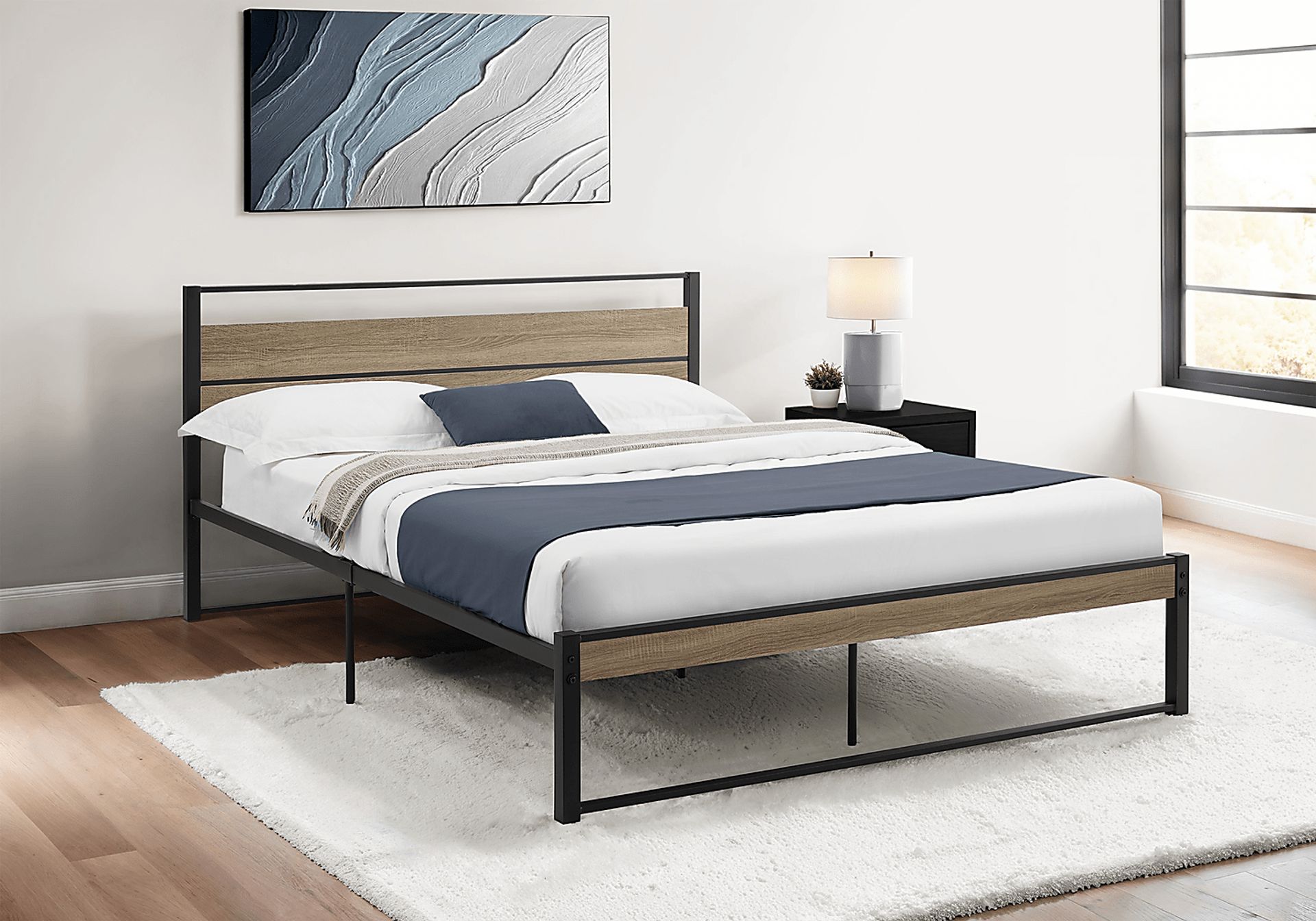 Zeusaid Brown Queen Bed - Image 2