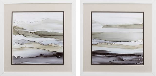 Zevex Gray Artwork, Set of 2 - Thumbnail - Image 1