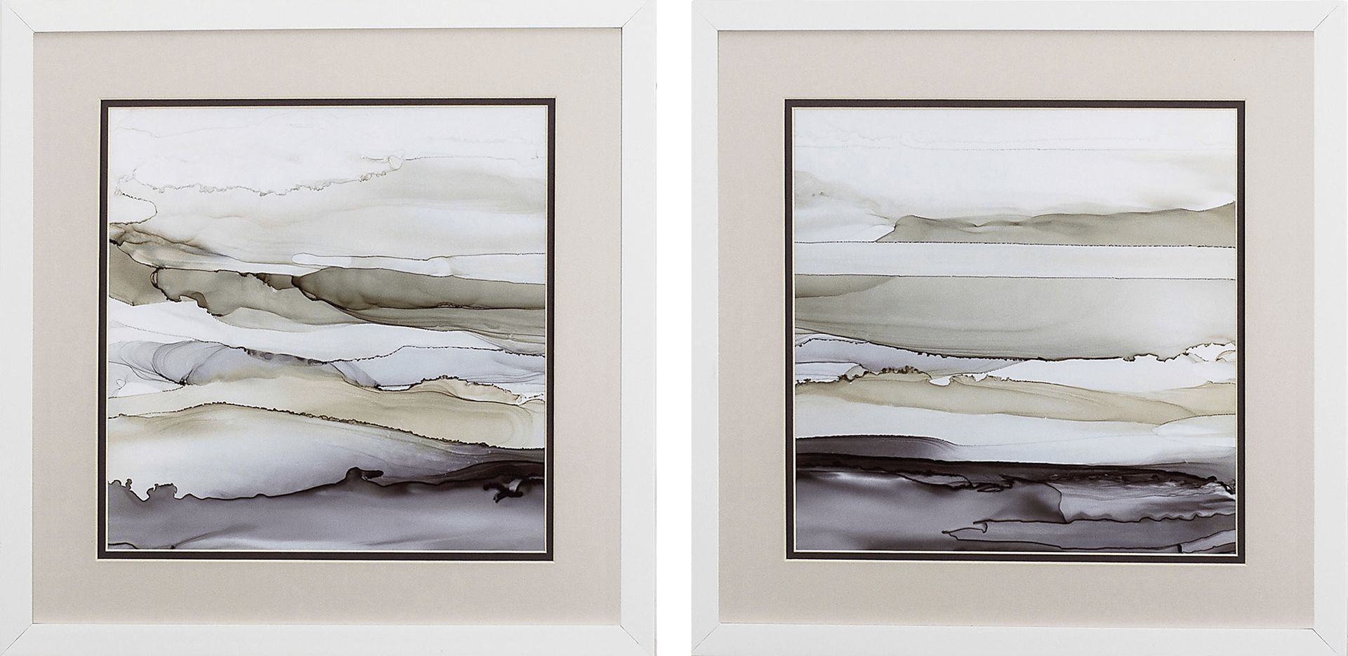 Zevex Gray Artwork, Set of 2 - Image 1
