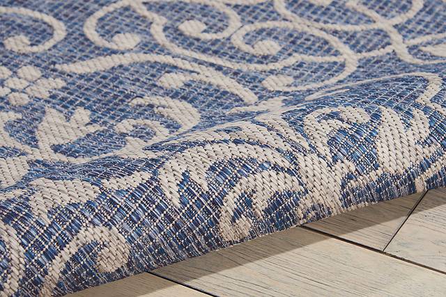 Zeyla Denim 5' x 7' Indoor/Outdoor Rug - Thumbnail - Image 2