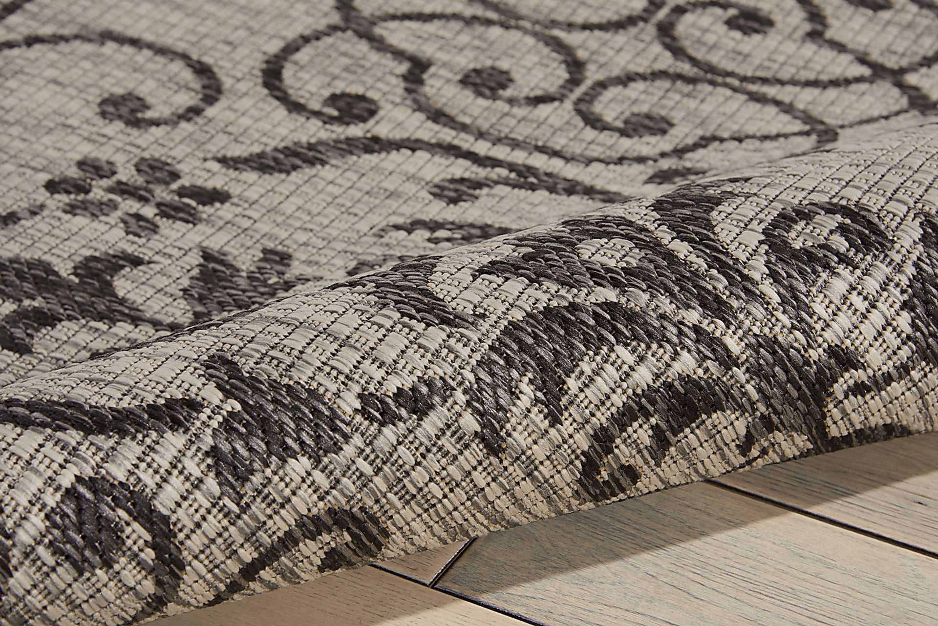 Zeyla Ivory 8' x 11' Indoor/Outdoor Rug - Image 2
