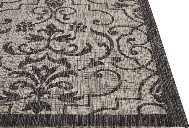 Zeyla Ivory 8' x 11' Indoor/Outdoor Rug - Thumbnail - Image 3