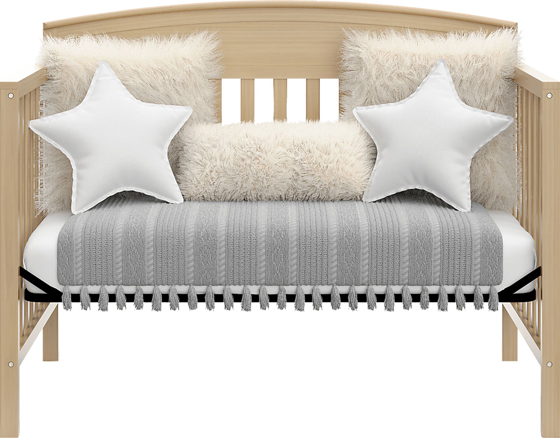 Zhandra Brown Convertible Crib - Image 7