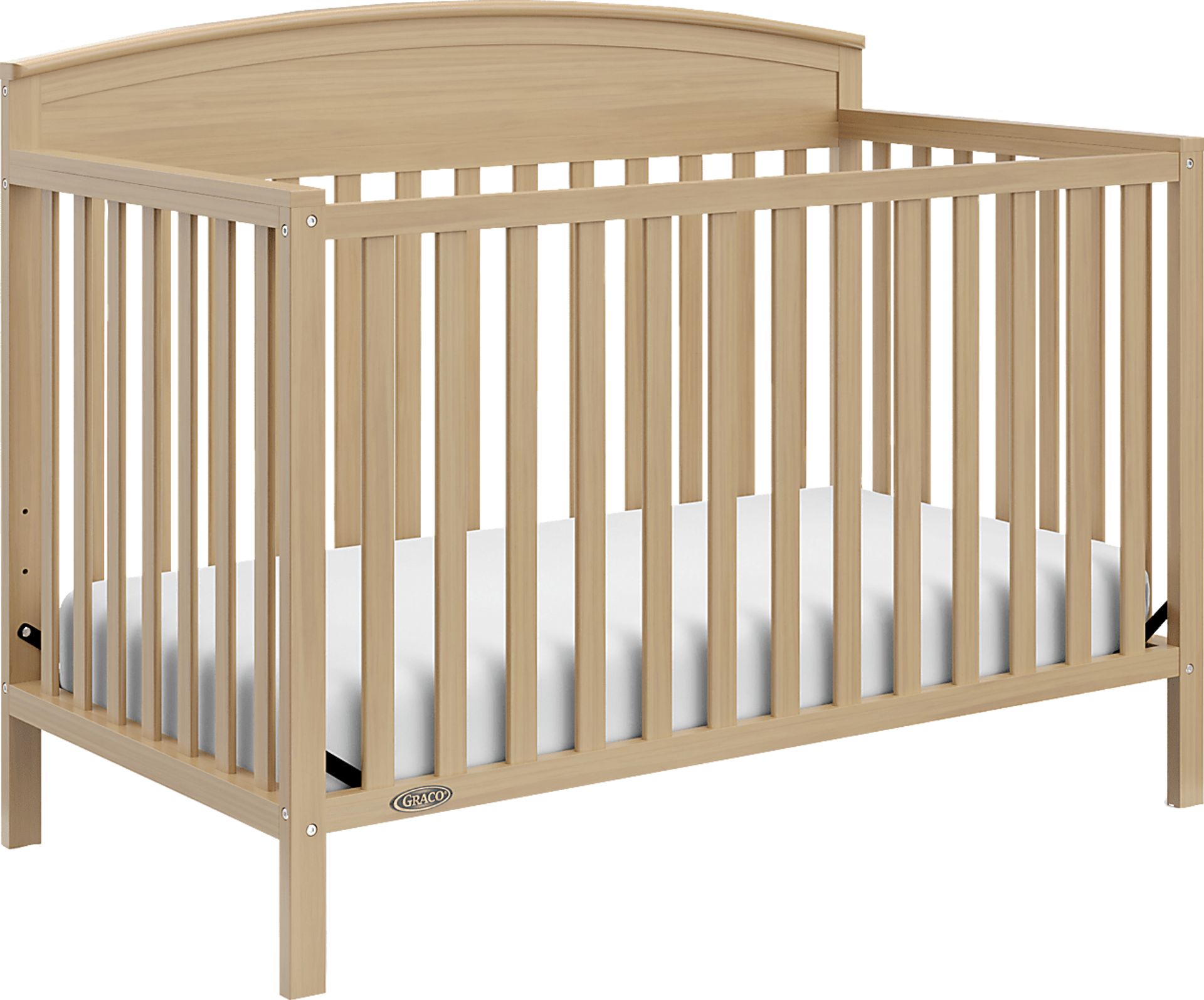 Zhandra Brown Convertible Crib - Image 1