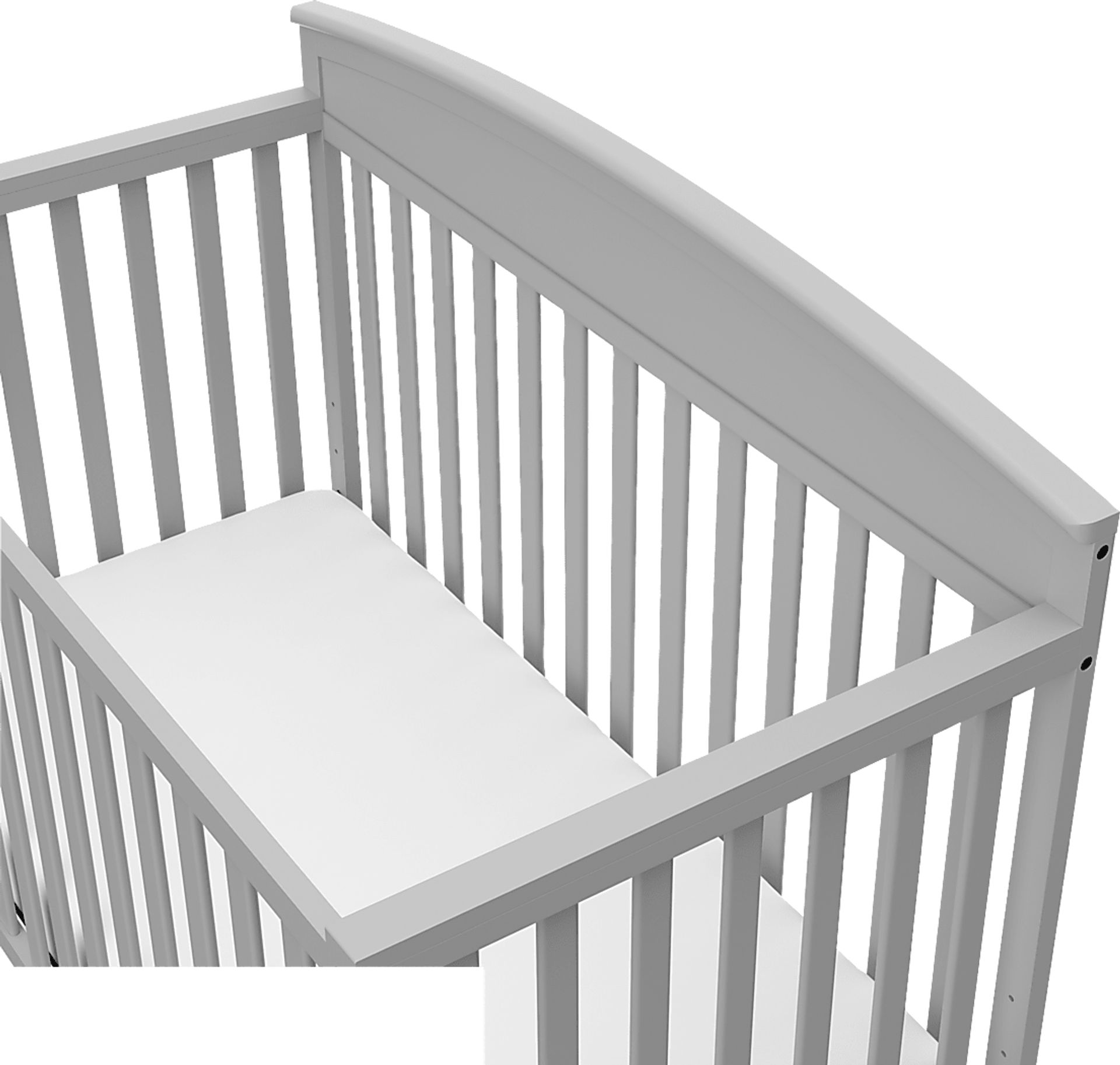 Zhandra Gray Convertible Crib - Image 6
