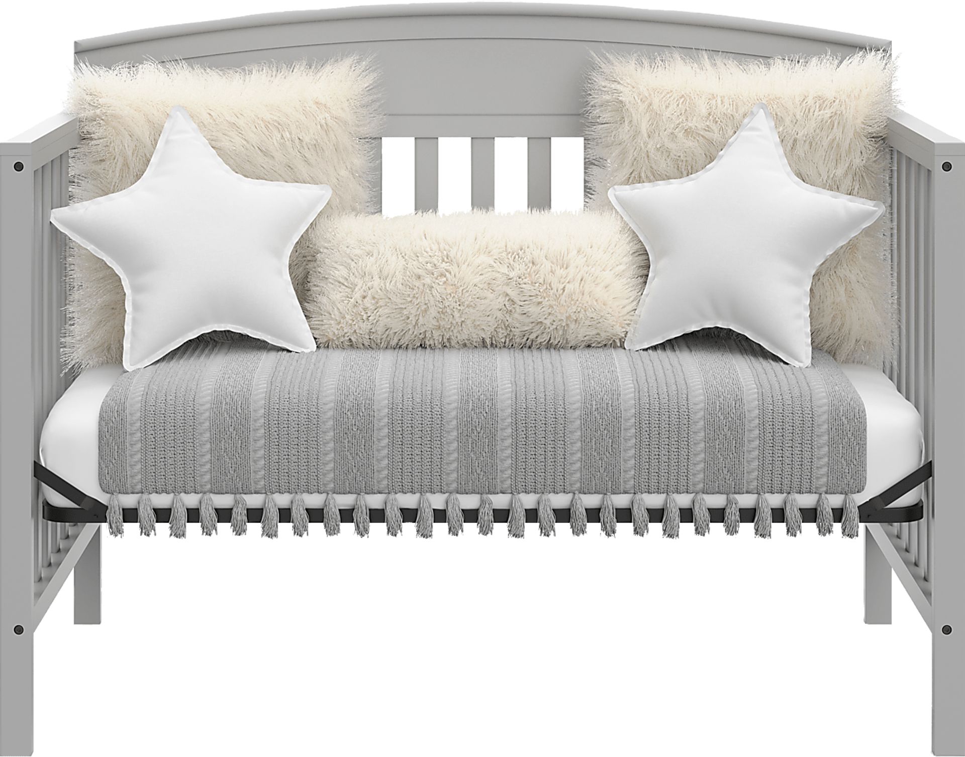 Zhandra Gray Convertible Crib - Image 7