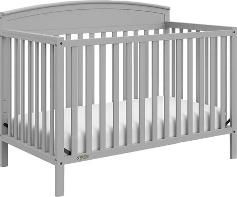 Zhandra Gray Convertible Crib