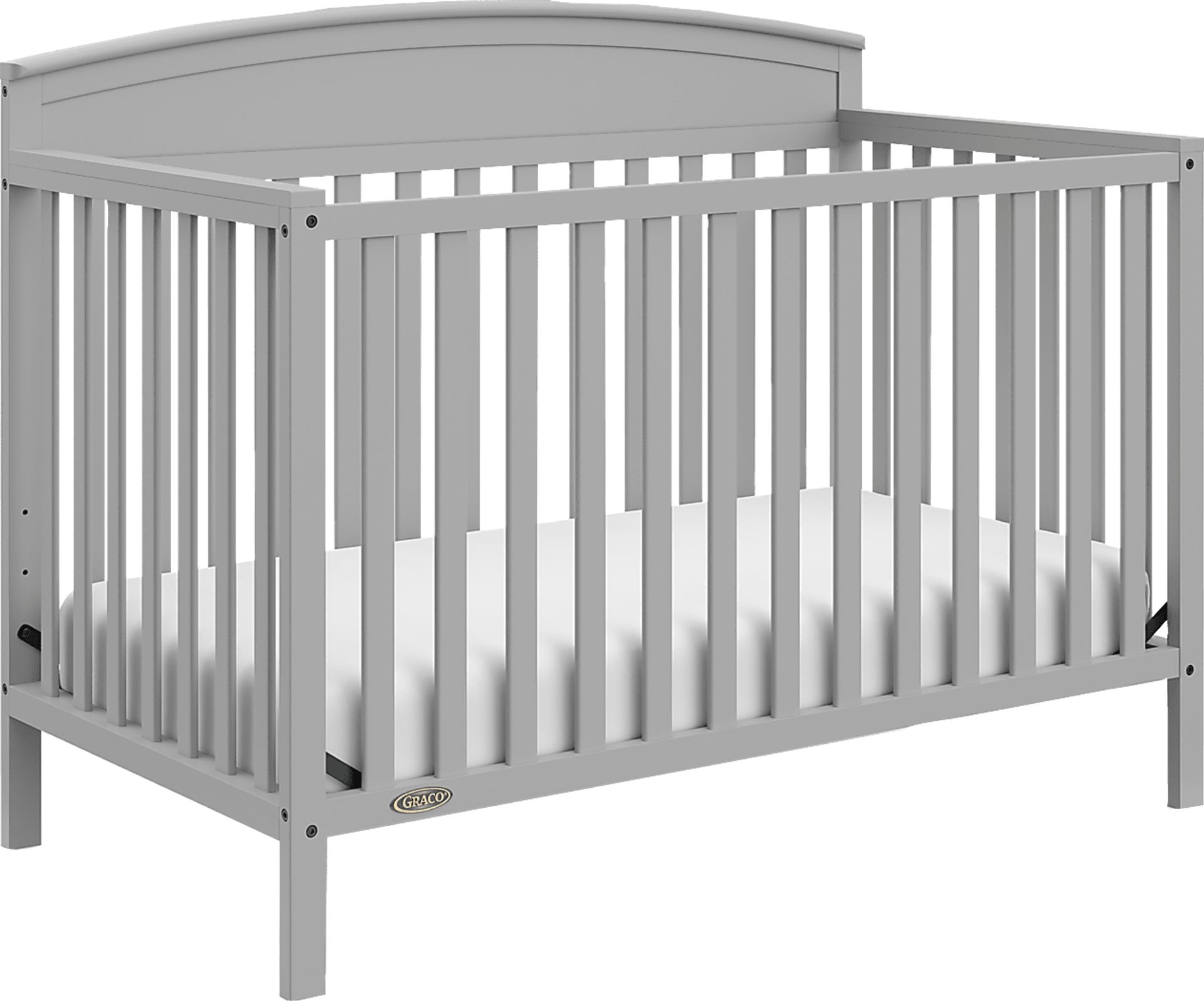 Zhandra Gray Convertible Crib - Image 1