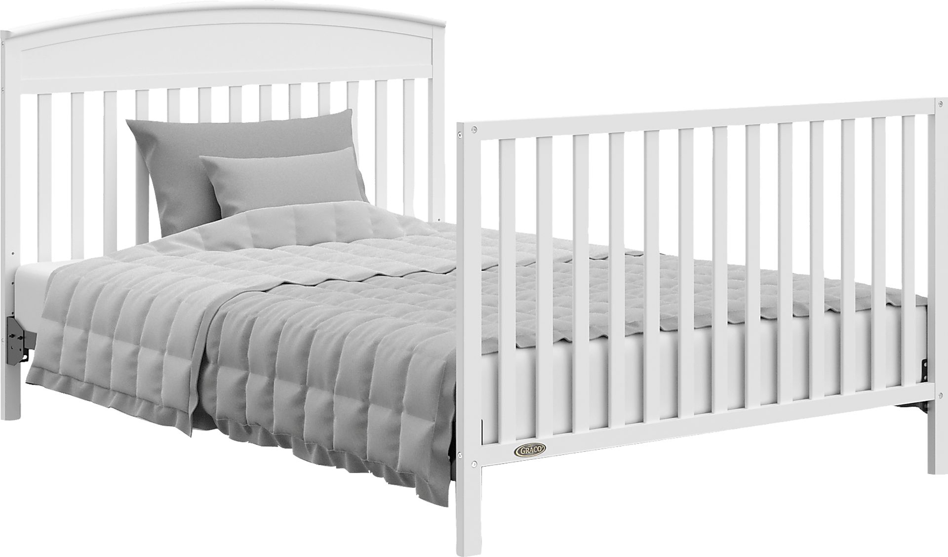 Zhandra White Convertible Crib - Image 5