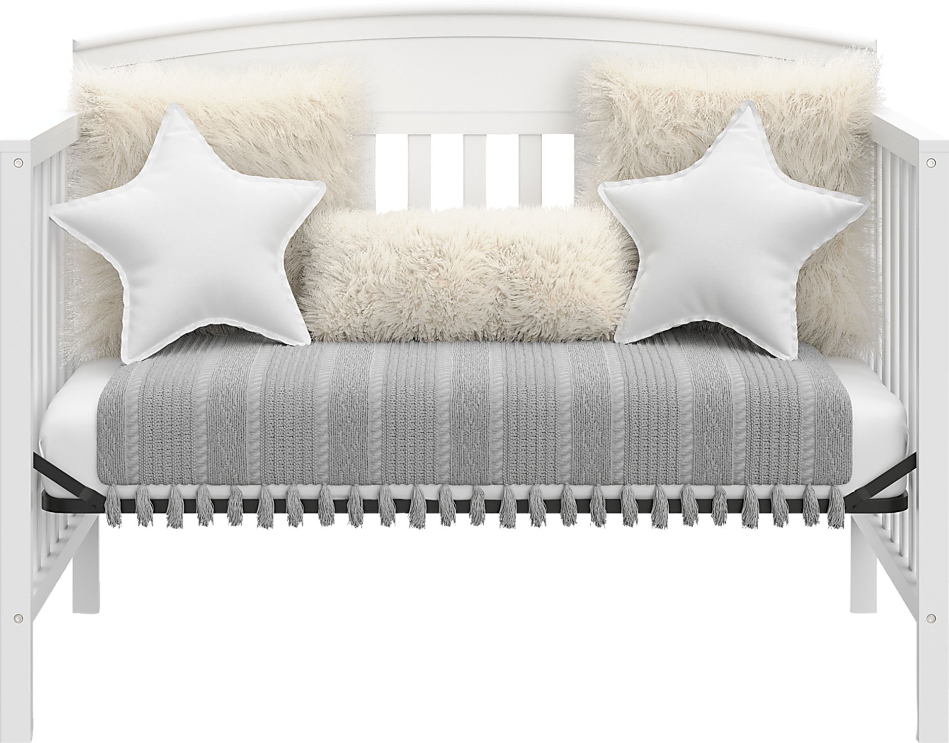 Zhandra White Convertible Crib - Image 6