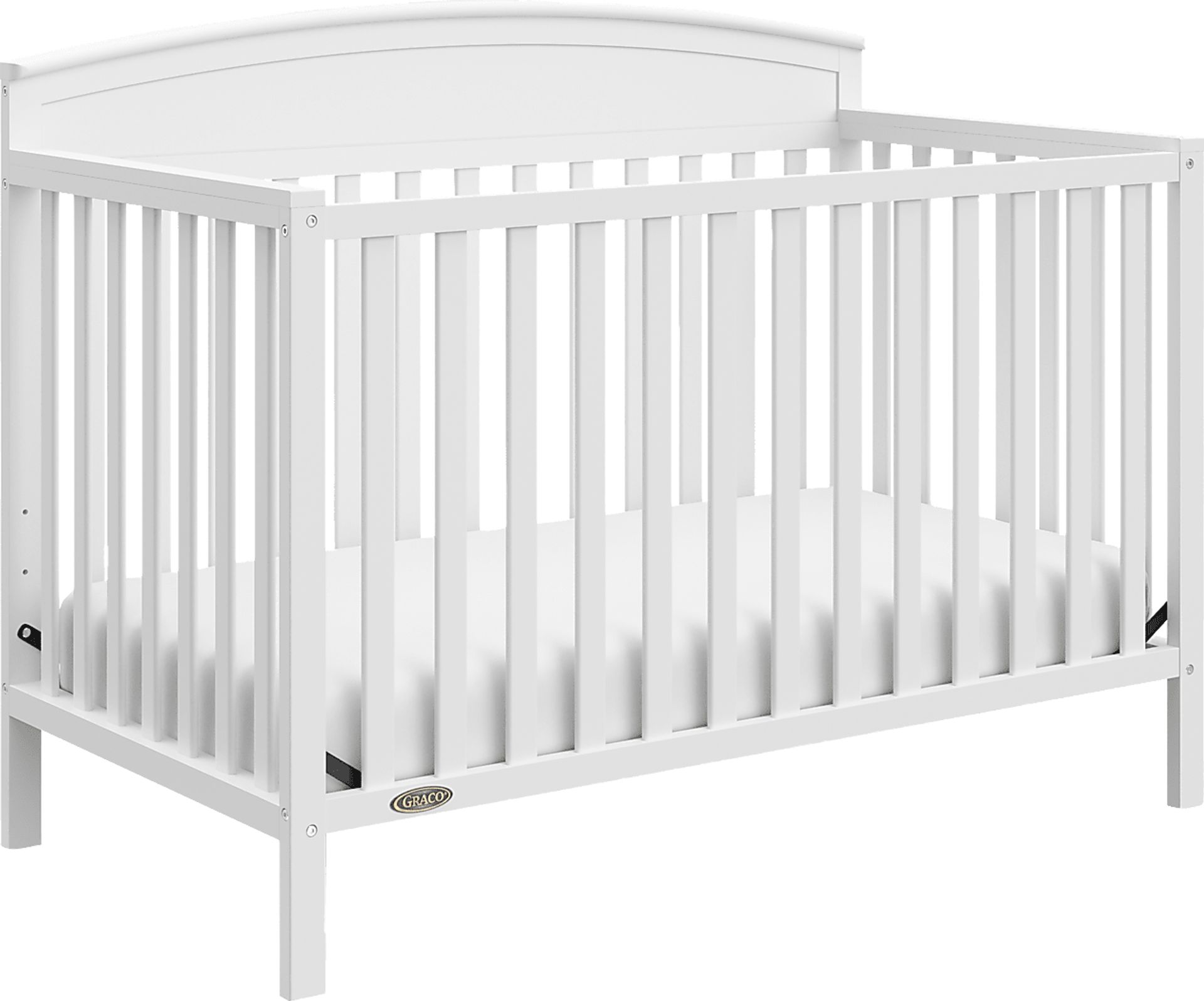Zhandra White Convertible Crib - Image 1