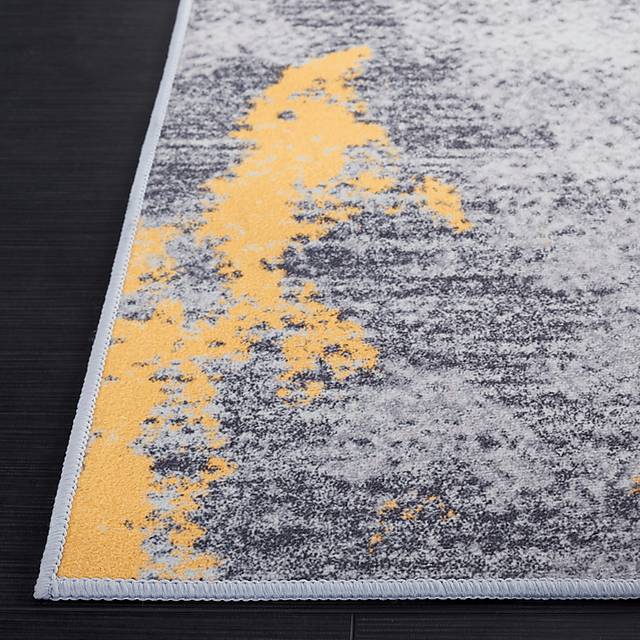 Zhoro Gray/Gold 6' x 9' Rug - Thumbnail - Image 3