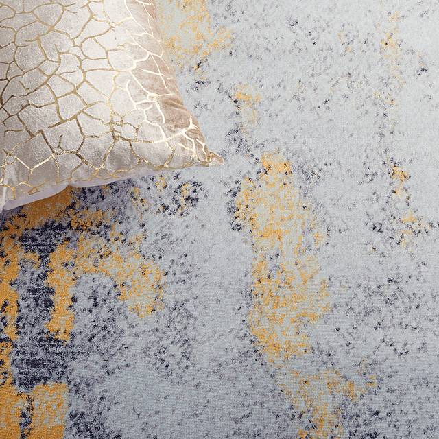 Zhoro Gray/Gold 6' x 9' Rug - Thumbnail - Image 5