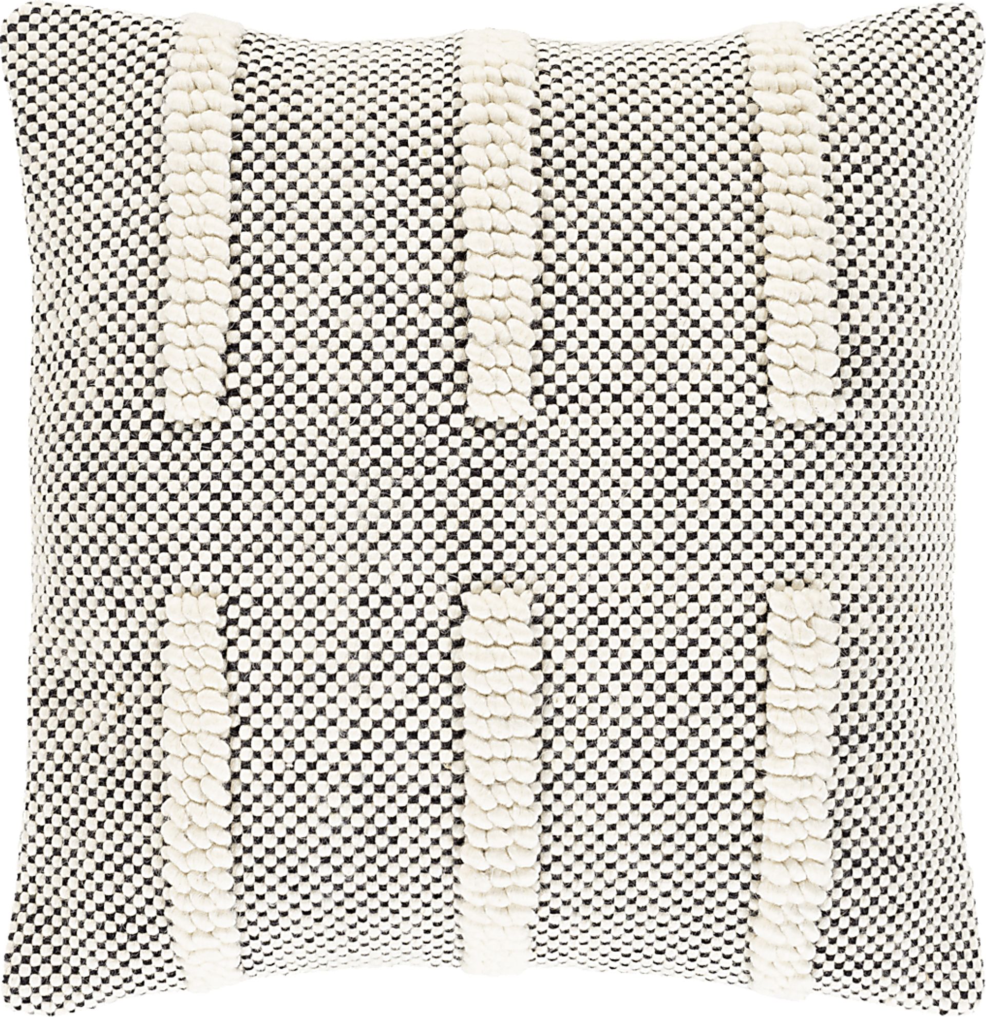 Zhuri Black Accent Pillow - Image 1