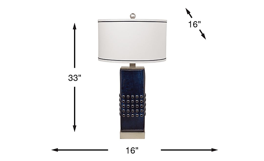 Zia Blue Lamp