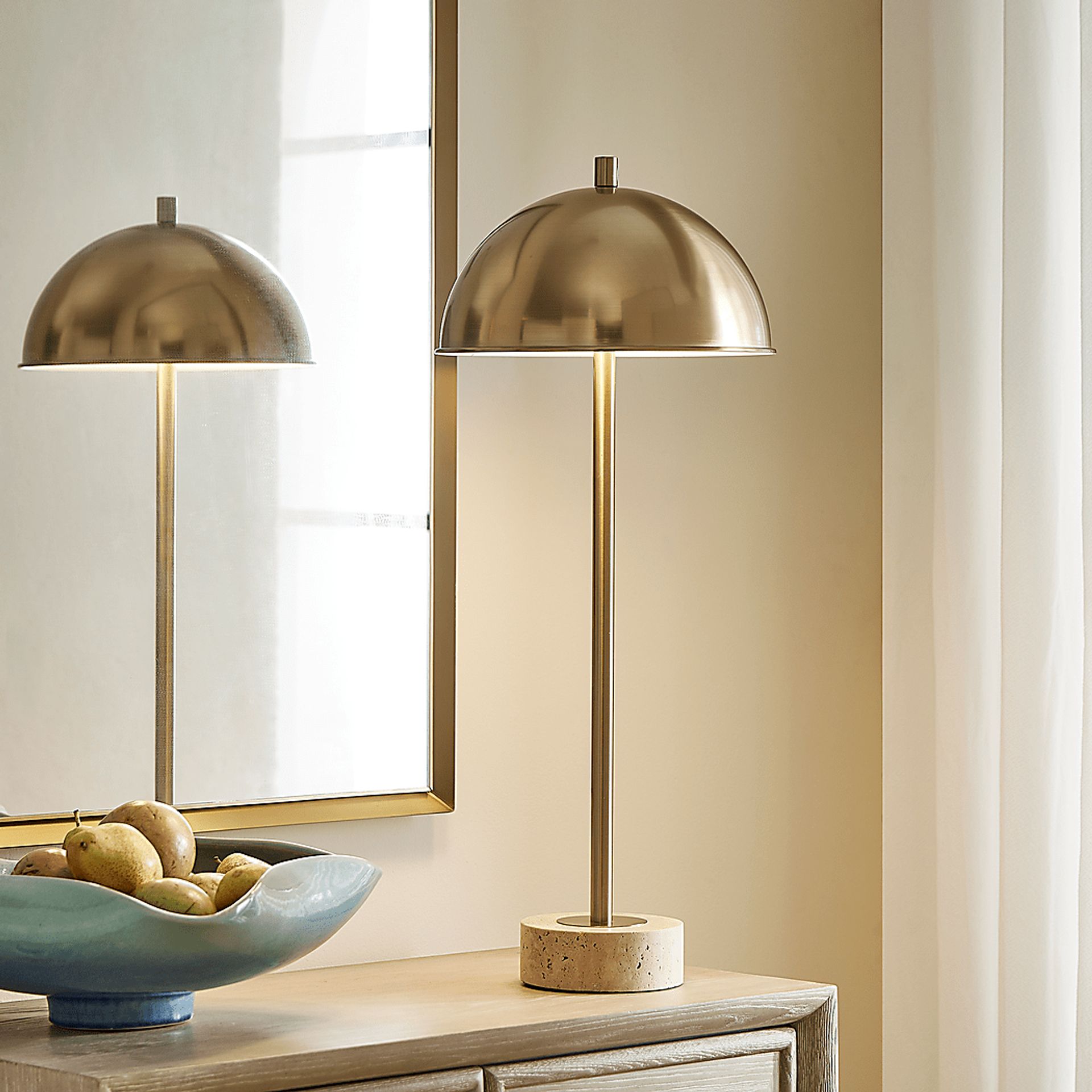 Ziahra Brass Lamp - Image 2