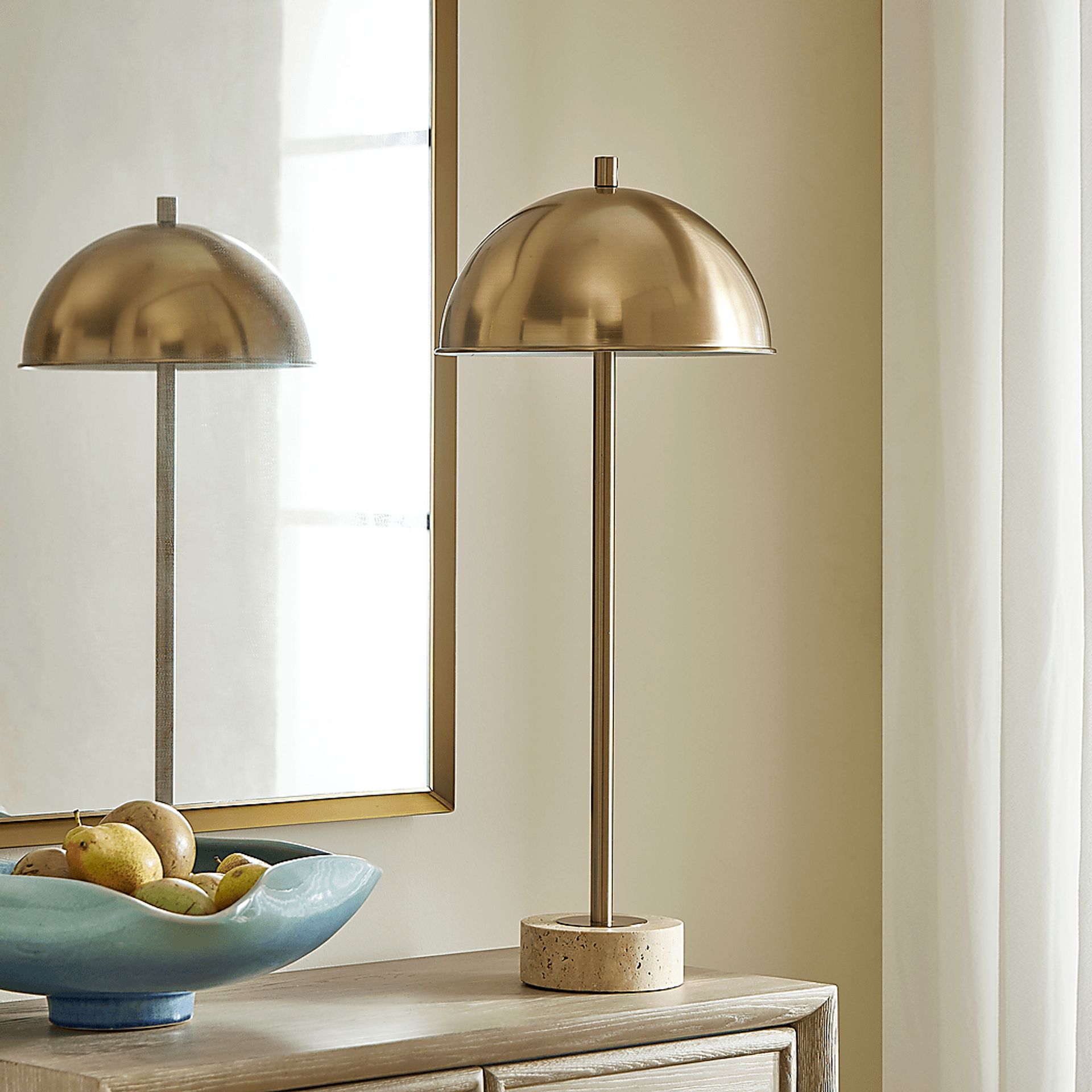 Ziahra Brass Lamp - Image 3