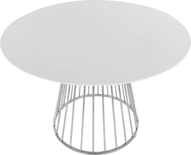 Ziercher II White Dining Table - Thumbnail - Image 4