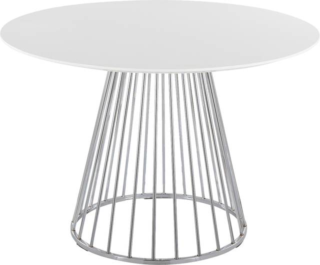 Ziercher II White Dining Table - Thumbnail - Image 1