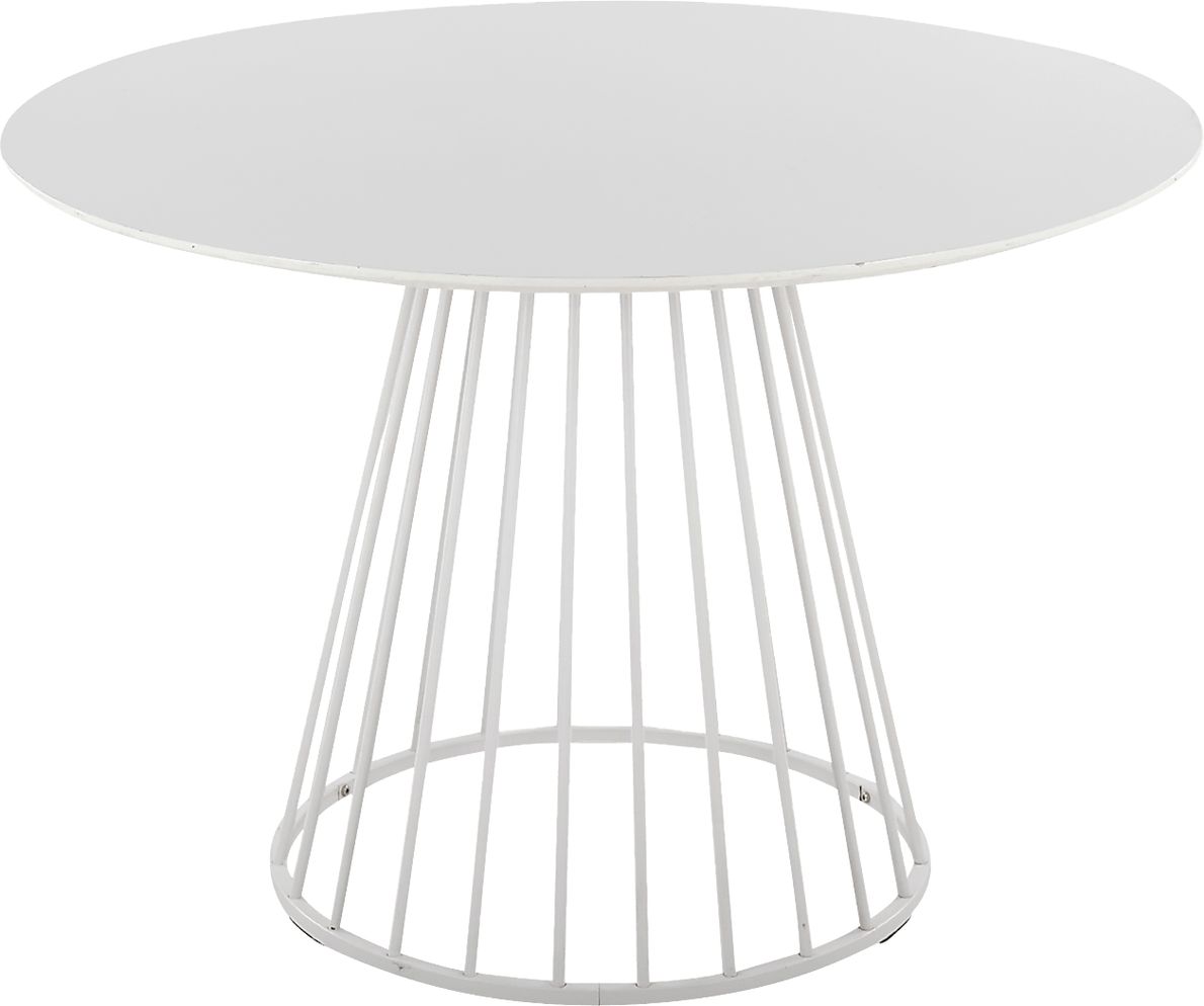 Ziercher III White Dining Table