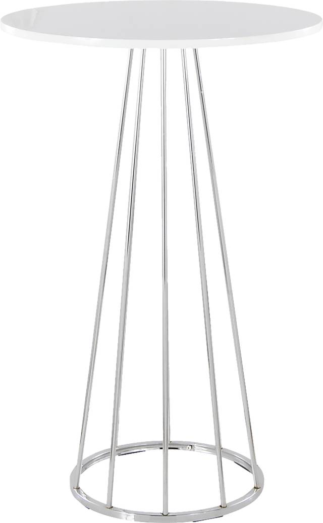 Zierdt Chrome Bar Height Table - Thumbnail - Image 3