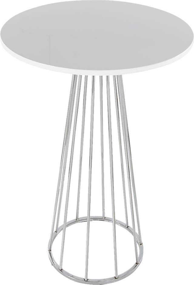 Zierdt Chrome Bar Height Table - Thumbnail - Image 4