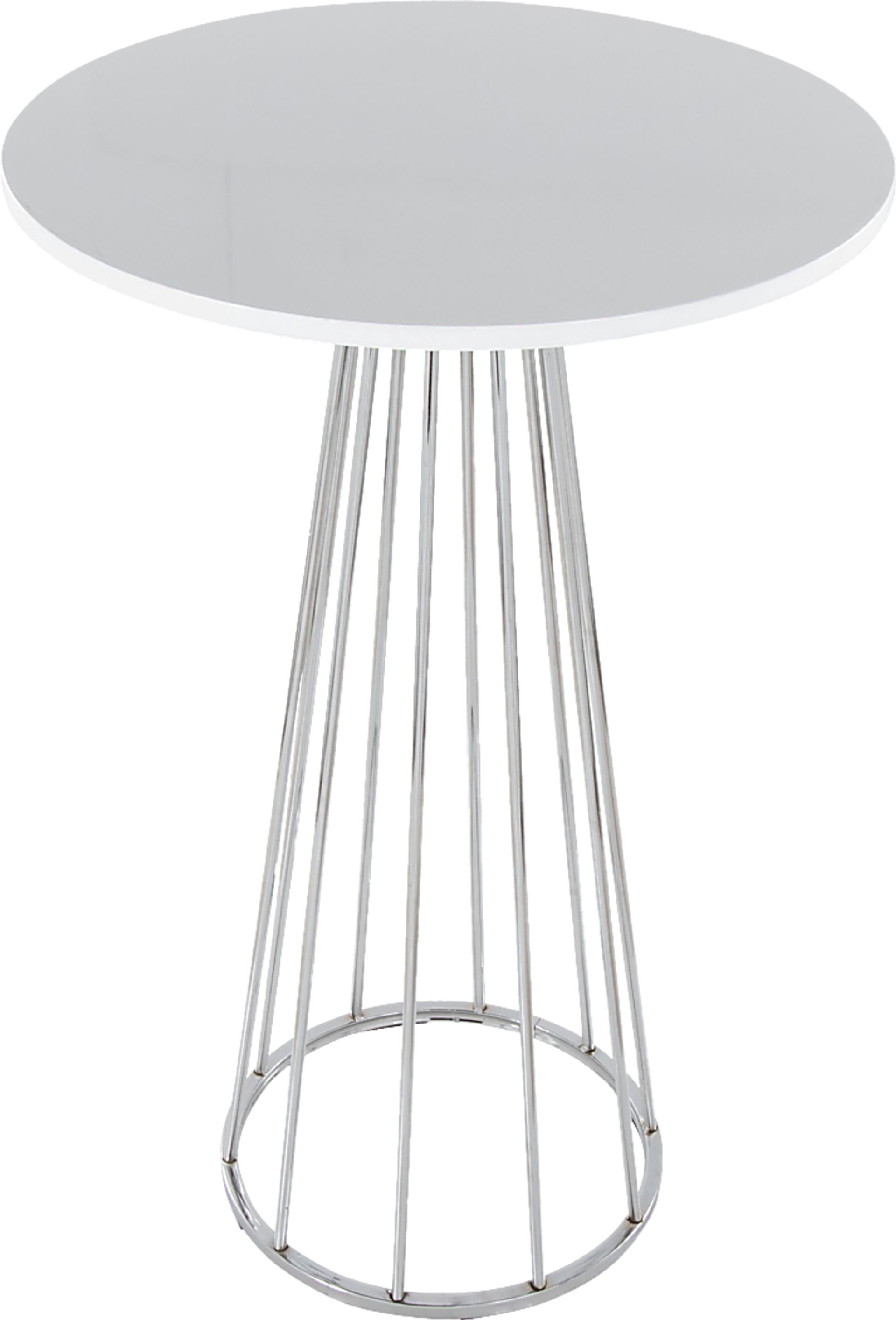 Zierdt Chrome Bar Height Table - Image 4