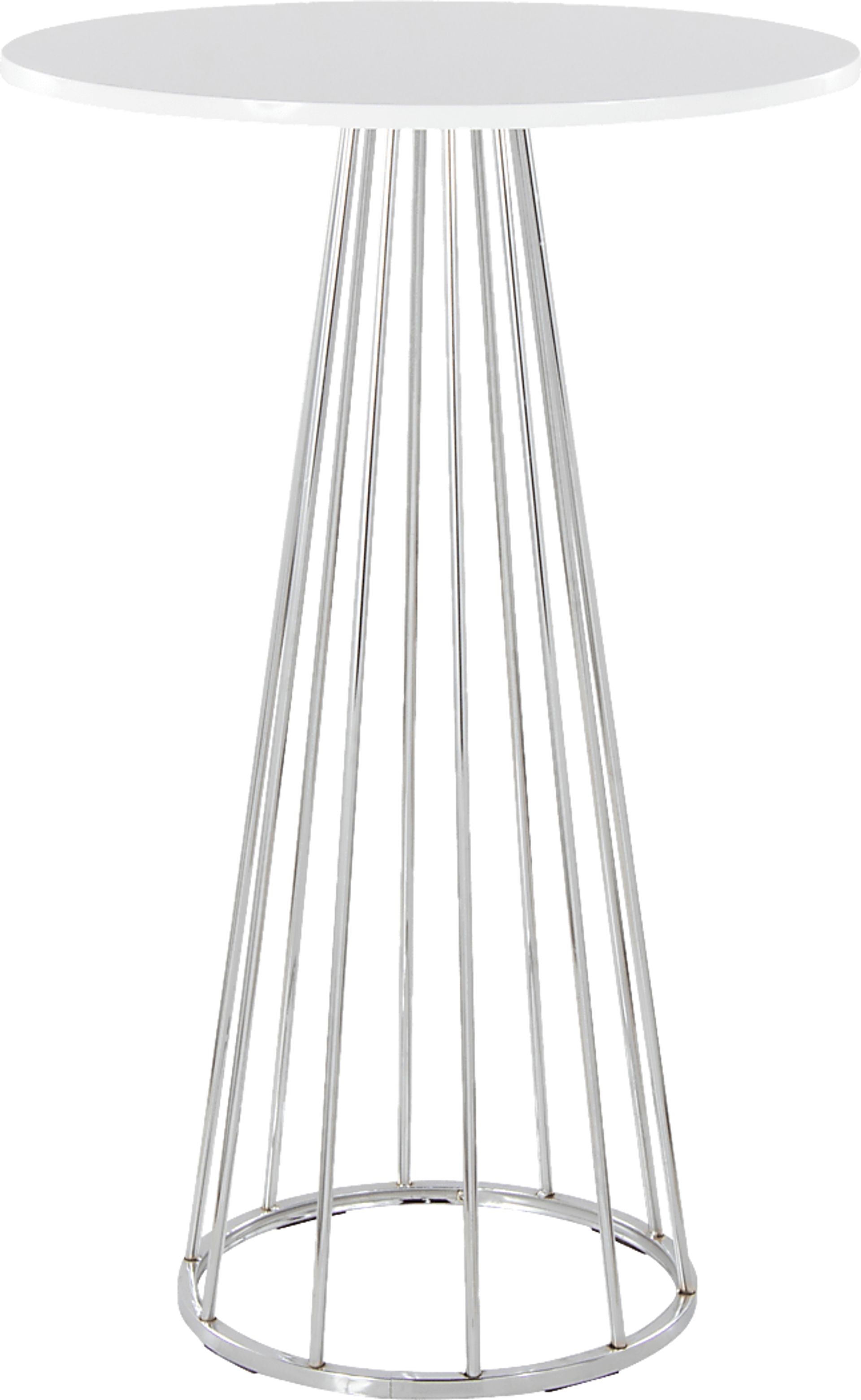 Zierdt Chrome Bar Height Table - Image 1