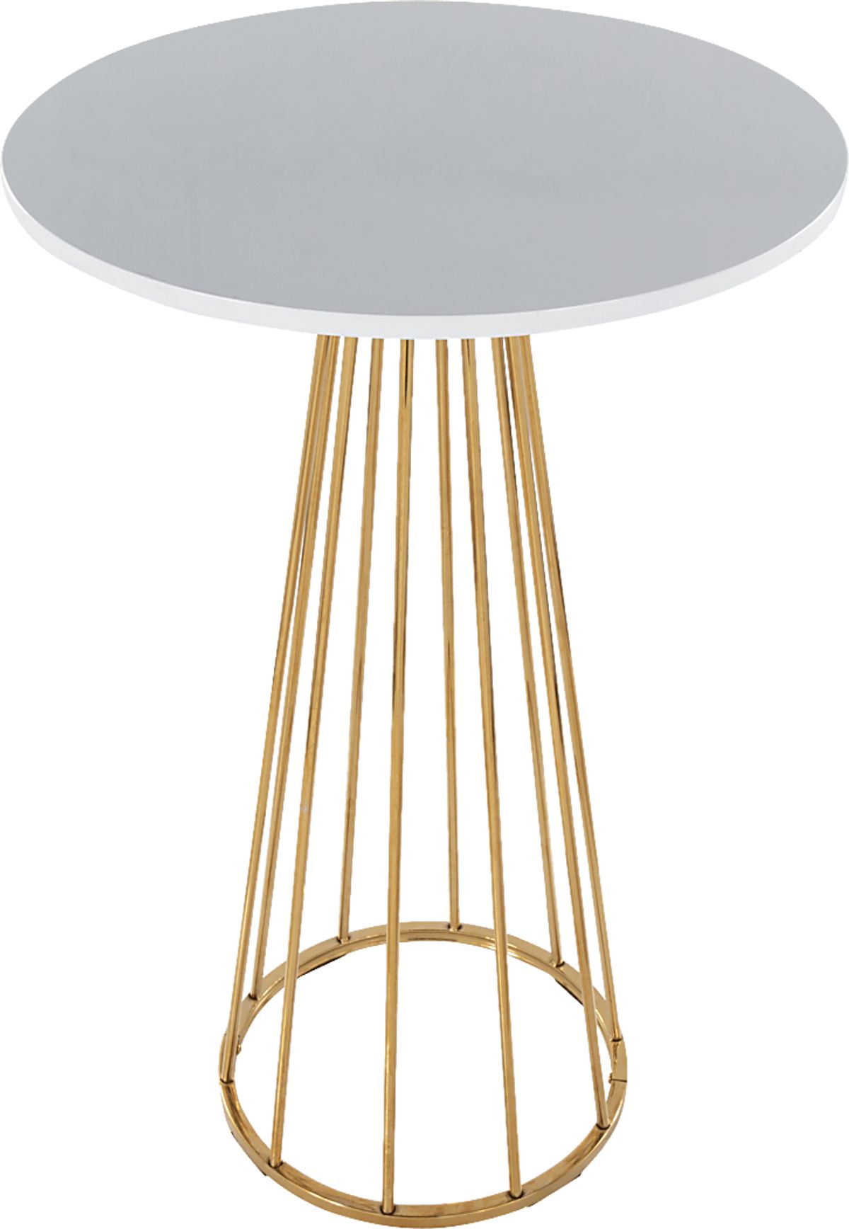 Zierdt Gold Colors,Metal Bar Height Dining Table | Rooms to Go