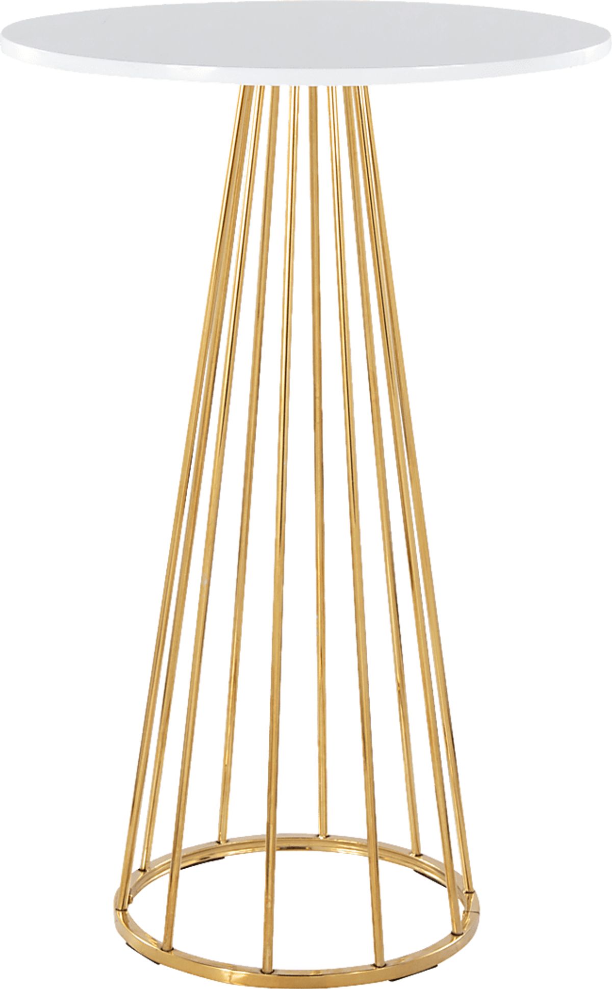 Zierdt Gold Colors,Metal Bar Height Dining Table Rooms to Go