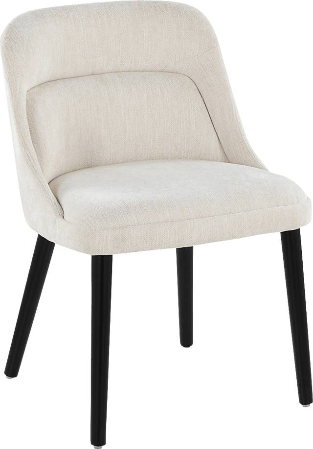 Zifra Cream Side Chair, Set of 2 - Thumbnail - Image 5