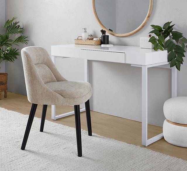Zifra Tan Side Chair, Set of 2 - Thumbnail - Image 3