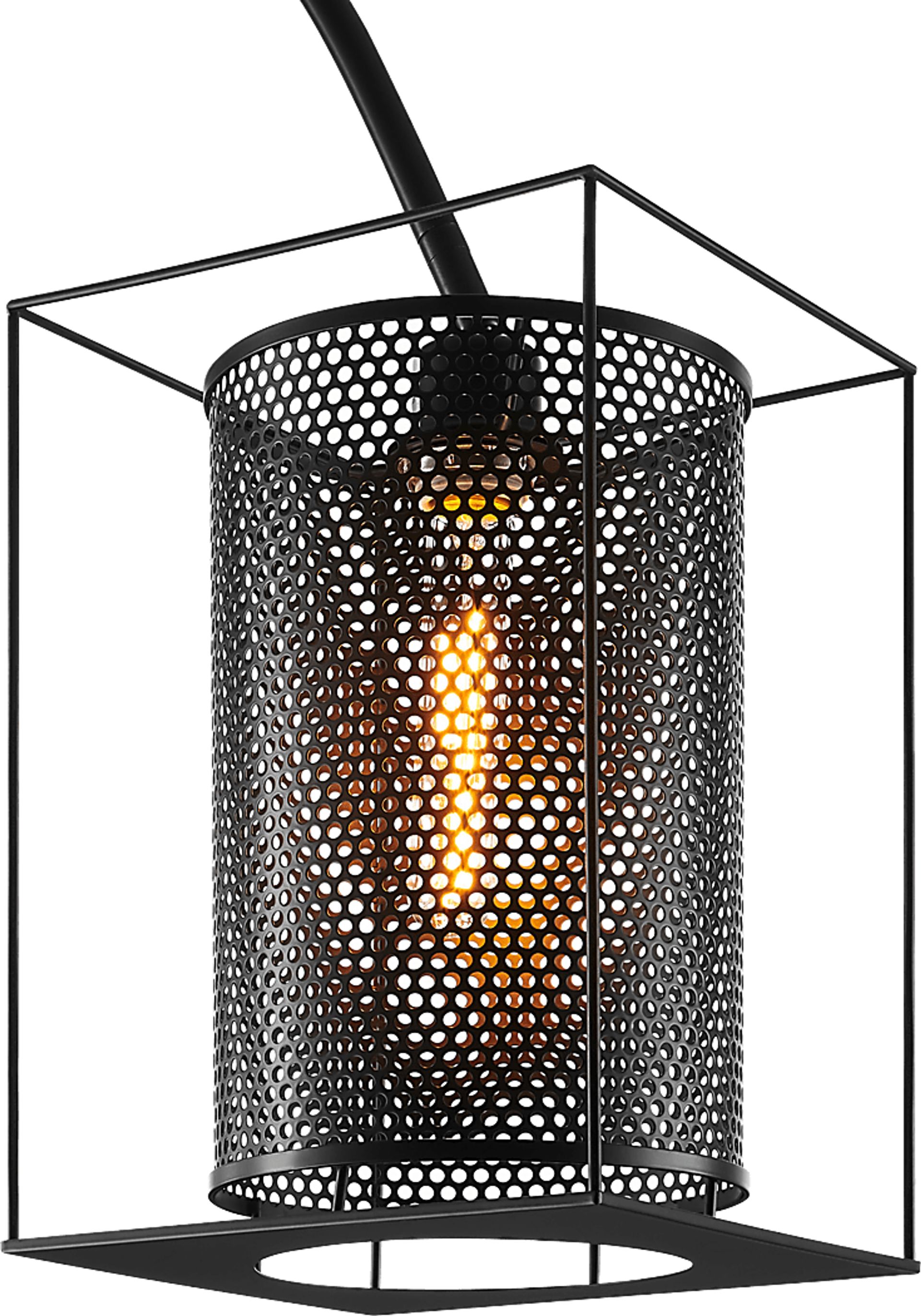 Zimke Cove Black Arc Floor Lamp - Image 3