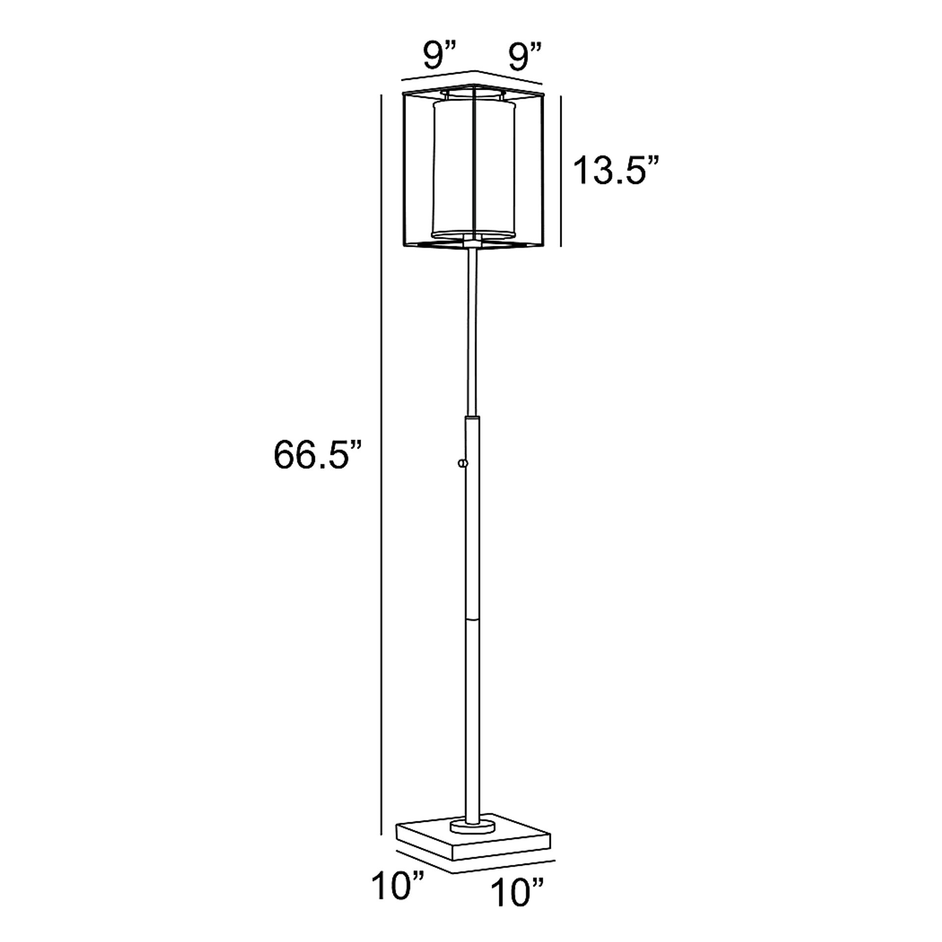 Zimke Cove Black Floor Lamp - Image 4