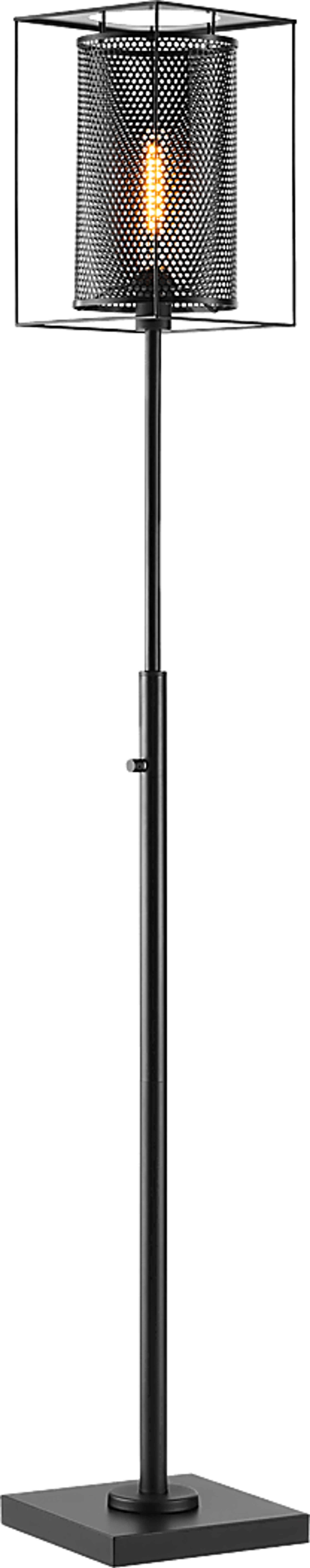 Zimke Cove Black Floor Lamp - Image 1