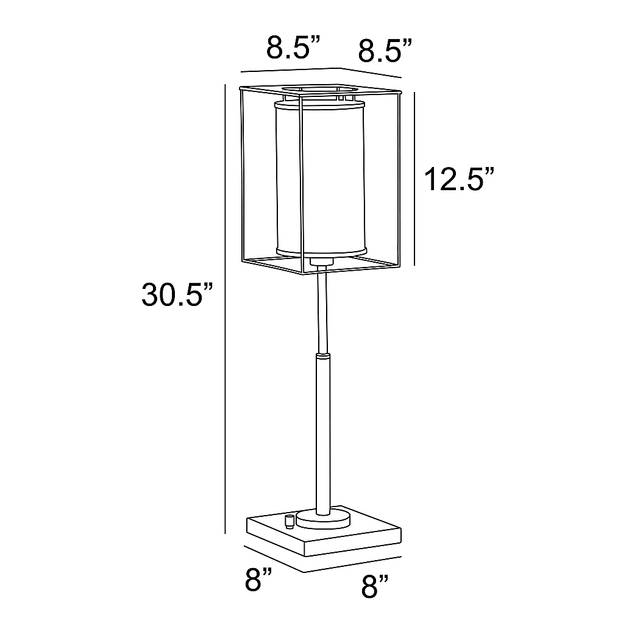 Zimke Cove Black Lamp - Thumbnail - Image 4