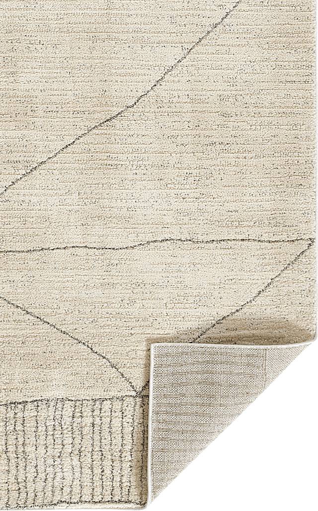 Zimon Off-White 5'3 x 7'3 Rug - Thumbnail - Image 7