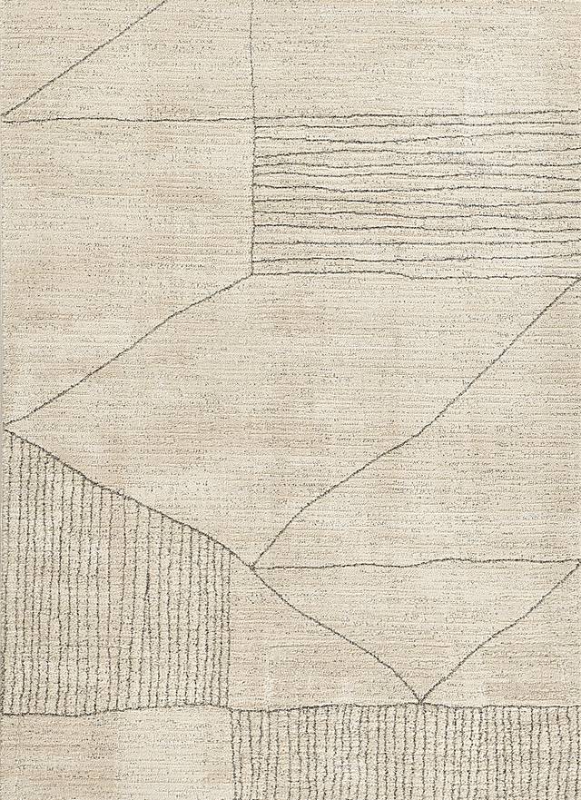 Zimon Off-White 5'3 x 7'3 Rug - Thumbnail - Image 1