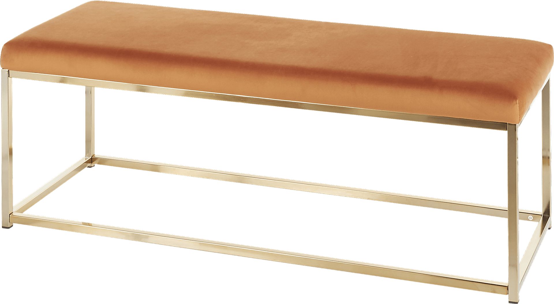 Zimpel Orange Accent Bench - Image 3
