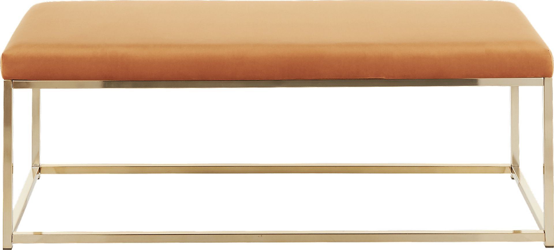 Zimpel Orange Accent Bench - Image 4