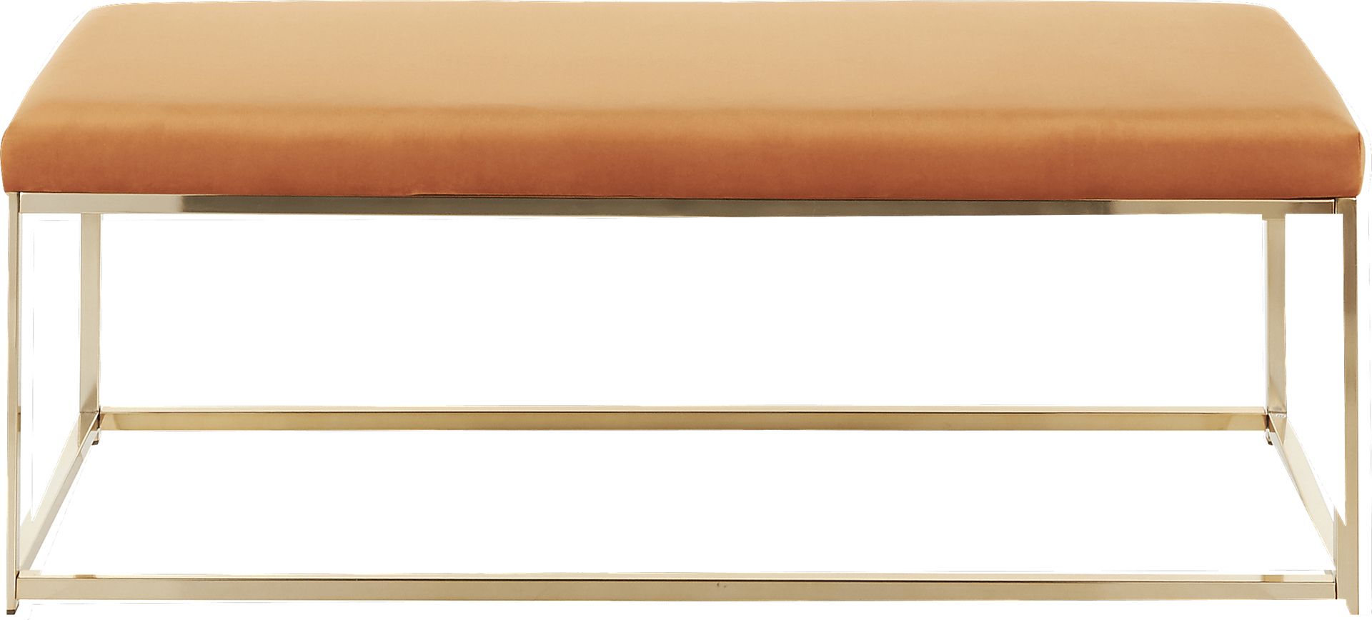 Zimpel Orange Accent Bench - Image 5