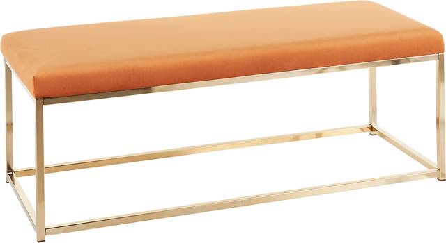 Zimpel Orange Accent Bench - Thumbnail - Image 1
