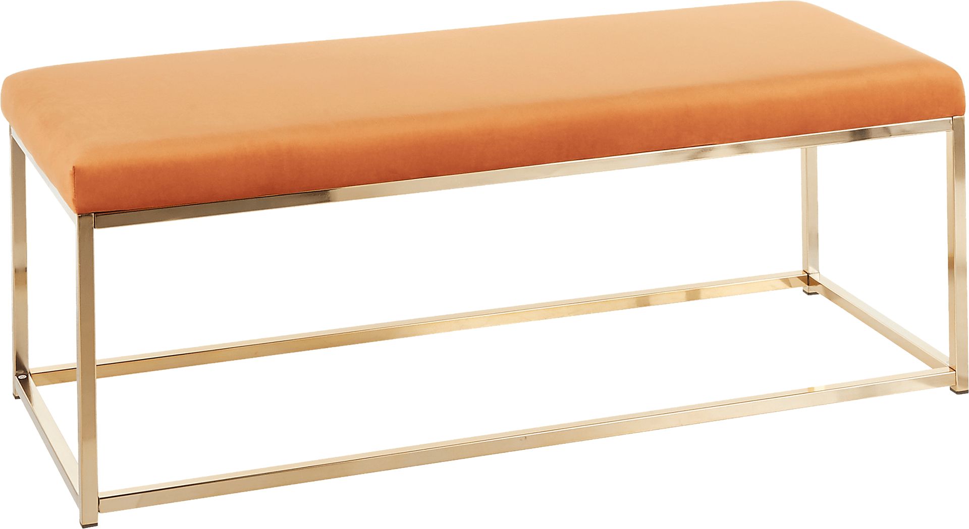 Zimpel Orange Accent Bench - Image 1