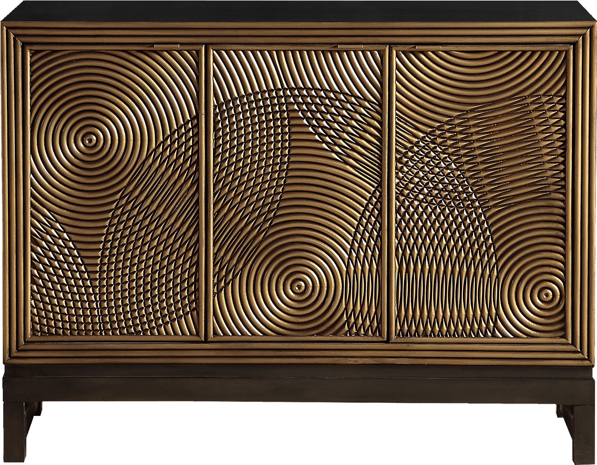 Zin Circles Black Credenza - Image 3