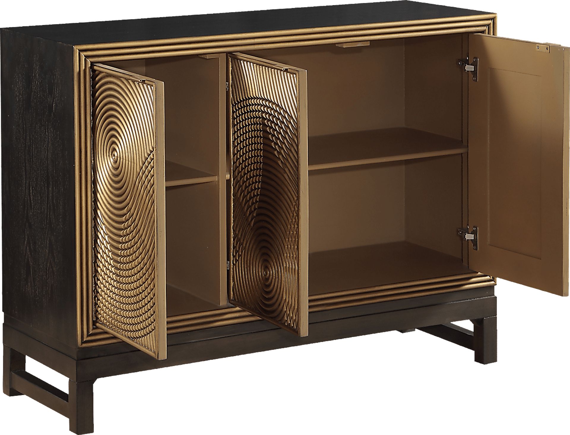 Zin Circles Black Credenza - Image 4