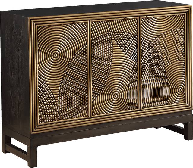 Zin Circles Black Credenza - Thumbnail - Image 1