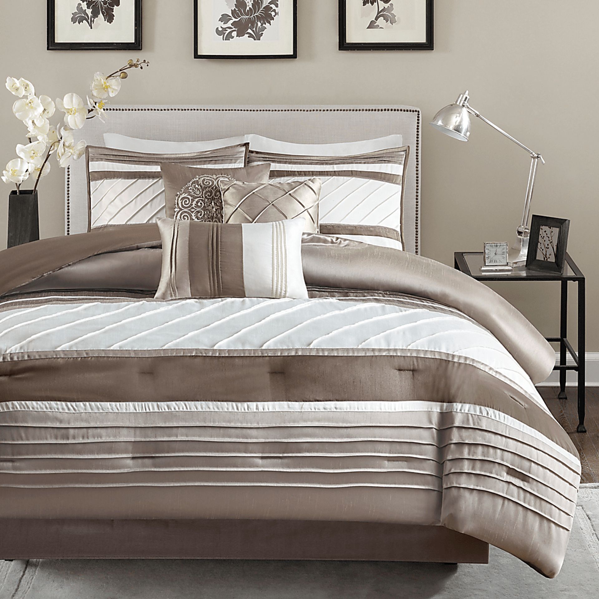 Zina Tan 7 Pc Queen Comforter Set - Image 1